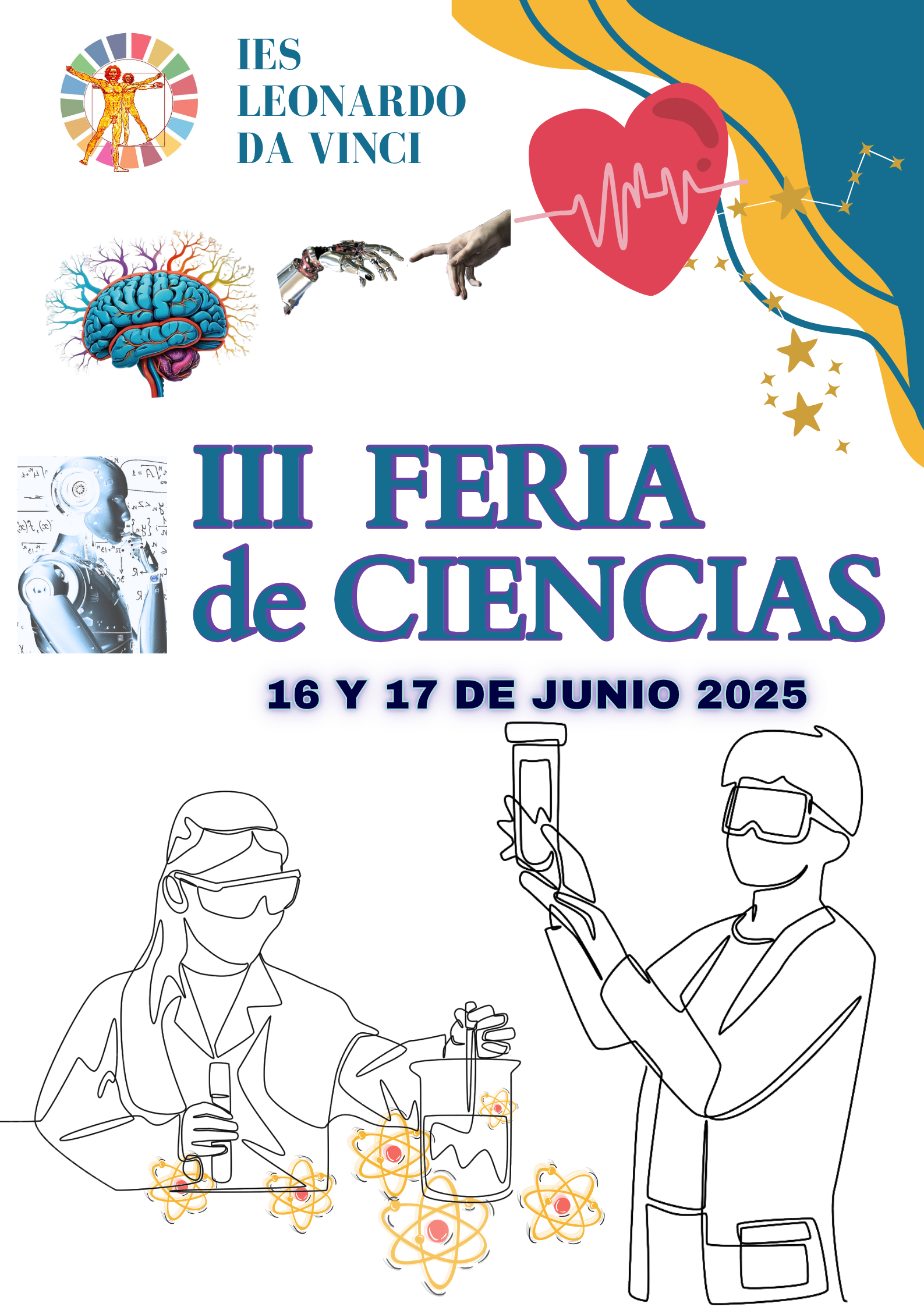 Cartel feria de la ciencia